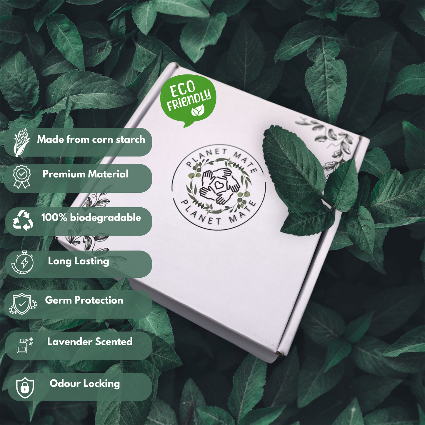Planet Mate Eco-Friendly 6-Pack Fully Biodegradable Diaper Refill Bags β Fits Tommee Tippee Twist & Click β Odour-Locking, Durable, Germ Protection, 10m Length Each (Cassette Not Included)
